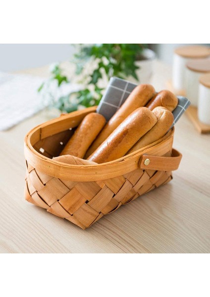 El Yapımı Rattan Saklama Konteyneri Depolama Sepeti Ahşap Depolama Sepeti Saplı Saklama Konteyneri (Yurt Dışından) fiyatları