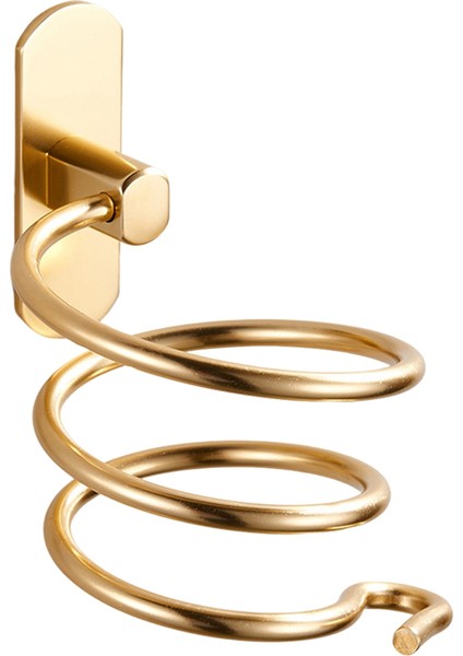 Duvara Monte Saç Kurutucu Tutucu Spiral Saç Bakım Aletleri Asılı Raf Organizatör Fön Makinesi Depolama Organizatör Altın (Yurt Dışından) fiyatları