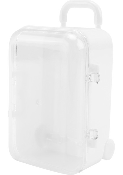 Beyaz Mini Silindir Seyahat Bavul Şeker Kutusu Kişilik Yaratıcı Düğün Şeker Kutusu Bagaj Tramvay Kılıfı Şeker Oyuncak Küçük Saklama Kutusu (Yurt Dışından) modelleri