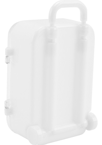 Beyaz Mini Silindir Seyahat Bavul Şeker Kutusu Kişilik Yaratıcı Düğün Şeker Kutusu Bagaj Tramvay Kılıfı Şeker Oyuncak Küçük Saklama Kutusu (Yurt Dışından) fırsatları