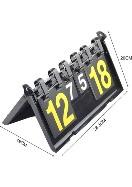 4 Haneli Skor Tahtası Basketbol Futbol Voleybolu Spor Masası Tenis Skorbord Su Geçirmez Skorbord (Yurt Dışından) indirimleri