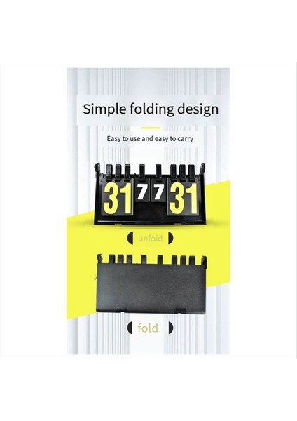 Flip-Page Skorbord Bilardo Skorbord Masa Tenisi ve Badminton Game Flip Skorbord (Yurt Dışından) fırsatları
