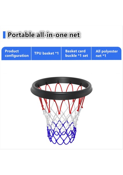 Taşınabilir Basketbol Net Çerçeve Kapalı Dış Mekan Çıkarılabilir Profesyonel Basketbol Net Basketbol Spor Aksesuarları-C (Yurt Dışından) fırsatları