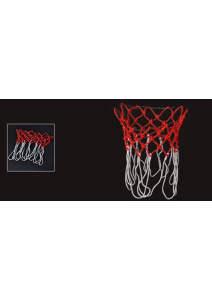 2 Adet Beyaz Kırmızı Naylon Iplik 12 Döngü Basketbol Yedek Çember Için Ağ (Yurt Dışından) fiyatları