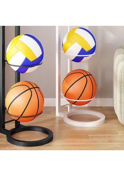 Iç Mekan Çocuk Basketbol Depolama Rafı Put Topu Futbol Depolama Sepeti Yerleştirme Raf Anaokulu Voleybol Stand Tutucu-A (Yurt Dışından) fırsatları