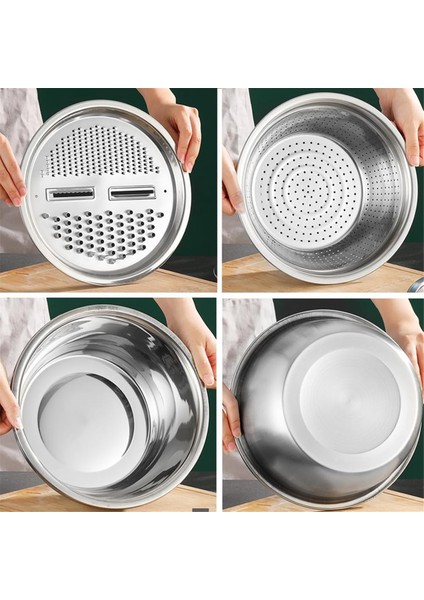 Multifuntonal Paslanmaz Çelik Havza, 3&#39;ü 1 Paslanmaz Çelik Havza, Çok Işlevli Paslanmaz Çelik Kaseler Kevgir Süzgeç (Yurt Dışından) fırsatları