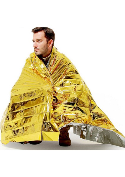 2x Acil Durum Battaniyesi Dış Mekan Acil Battaniye Termal Battaniye Güneş Koruyucu Battaniye Insan Vücudunu Sıcak Tutmak (Yurt Dışından) fiyatları