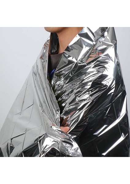 2x Acil Durum Battaniyesi Dış Mekan Acil Battaniye Termal Battaniye Güneş Koruyucu Battaniye Insan Vücudunu Sıcak Tutmak (Yurt Dışından) modelleri