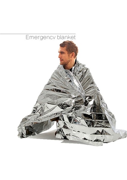 2x Acil Durum Battaniyesi Dış Mekan Acil Battaniye Termal Battaniye Güneş Koruyucu Battaniye Insan Vücudunu Sıcak Tutmak (Yurt Dışından) fırsatları