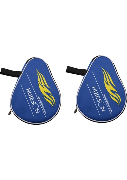 2x Huieson Tek Parça Profesyonel Ping Pong Kılıf Kapağı Toplar Çanta Veya Masa Tenis Raketleri Yarasa Çantası Oxford (Mavi) (Yurt Dışından)