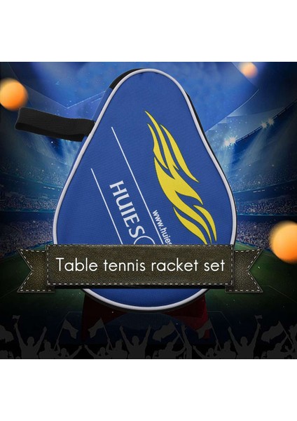 2x Huieson Tek Parça Profesyonel Ping Pong Kılıf Kapağı Toplar Çanta Veya Masa Tenis Raketleri Yarasa Çantası Oxford (Mavi) (Yurt Dışından) fiyatları