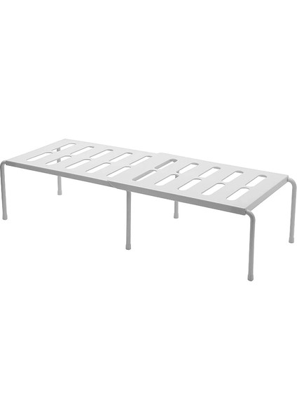 Genişletilebilir Mutfak Sayacı Raf Organizatör, Geri Çekilebilir, Çok Amaçlı Baharat Rafı Plastik Organizatörleri ile Raf Beyaz (Yurt Dışından)