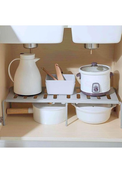 Genişletilebilir Mutfak Sayacı Raf Organizatör, Geri Çekilebilir, Çok Amaçlı Baharat Rafı Plastik Organizatörleri ile Raf Beyaz (Yurt Dışından) modelleri