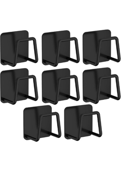 Mutfak Süngerleri Tutucu Paslanmaz Çelik Lavabo Süngerleri Drenaj Kurutma Rafı Kendinden Siyah (Yurt Dışından)