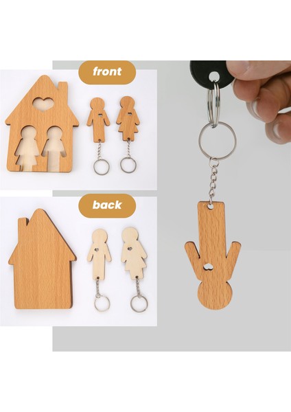 Ahşap Anahtar Tutucu Duvara Monte Anahtar, Ahşap Anahtar Raf Anahtar Tutucu Duvar Için Anahtar Kancalar Çift (Yurt Dışından) fırsatları