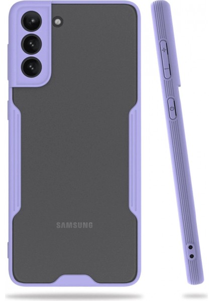 Ieg Samsung Galaxy S21 Plus Kılıf Platin Silikon - Lila