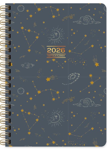 Keskin 2026-A5 Spr.sert Kp.haftalık Ajanda - Astro