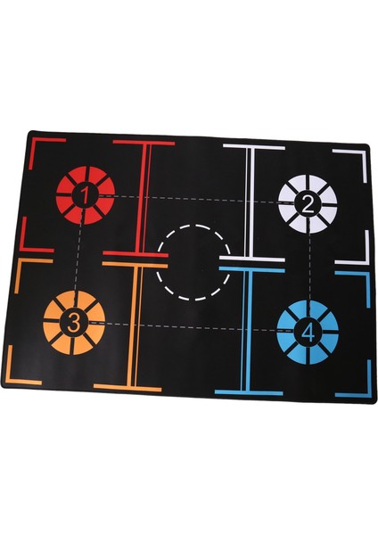 Standart Basketbol Eğitim Mat Slip Olmayan Ayak Uygulama Mat Dribble Kontrol Yardımcı Ayak Seti Mat 108 x 76CM Yetişkinler Için (Yurt Dışından)