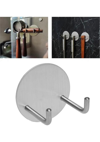 304 Paslanmaz Çelik Kahve Tutucu Braket Kancası Mutfak Yumruksuz Depolama Kancası Banyo Çok Fonksiyonlu Kanca (Yurt Dışından) fırsatları