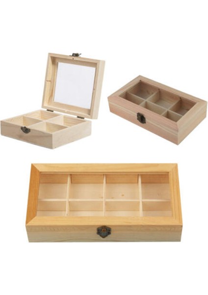 8 Bölüm Ekran Dolabı Ahşap Çay Kahve Rafı Saklama Kutusu Saklama Kutusu (Yurt Dışından) fiyatları