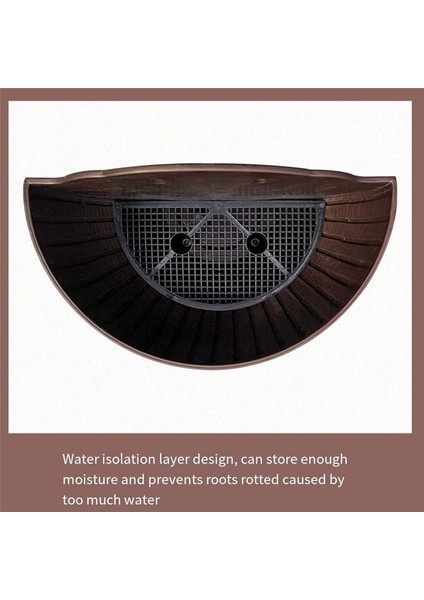 2 Adet Saksı Duvarı Monte Sepet Sepet Ekici Bahçe Bitki Kap Açık Havada Düz Renk Çiçek Duvarı Balkon Için (Yurt Dışından) fırsatları