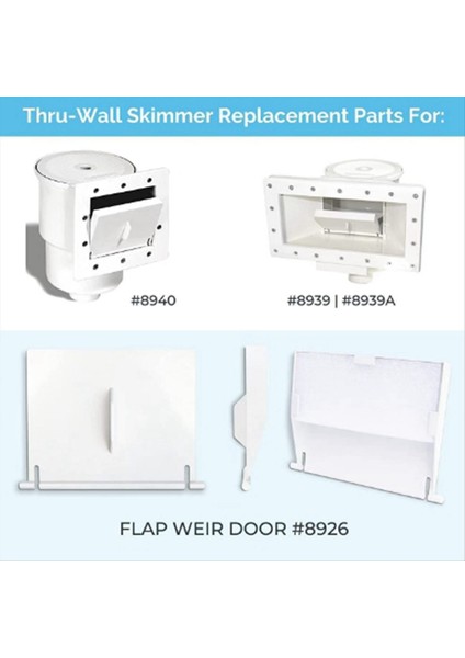 Hayward Için Yedek Damper Plakası 8926 Skimmer Havuz Skimmer Kapı Montajı 8926 Yedek Plaka (Yurt Dışından) fırsatları