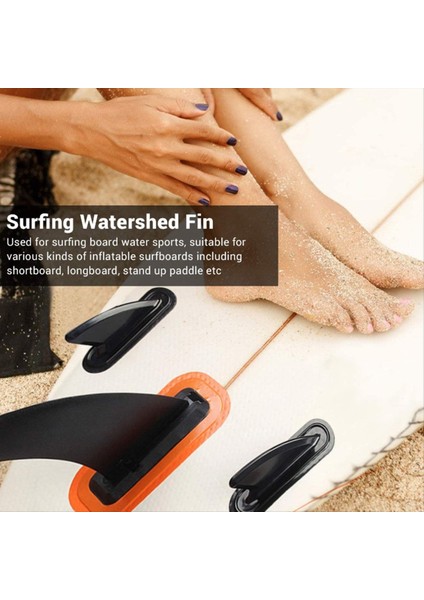 Sörf Havzası Yüzgeci Taban ile Çıkarılabilir Uzun Tahta Için Sörf Tahtası Kuyruk Dümen Sörf Tahtası Paddleboard Siyah (Yurt Dışından) fiyatları