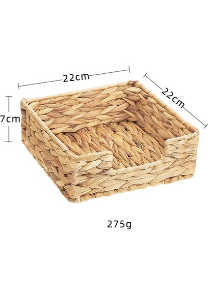 2pcs Banyo Tek Kullanımlık Konuk Havlu Tutucu Uzun Seagrass Dokuma Rattan Hasır Masası El Konuk Havlu Sepet Tepsi, L (Yurt Dışından) fırsatları