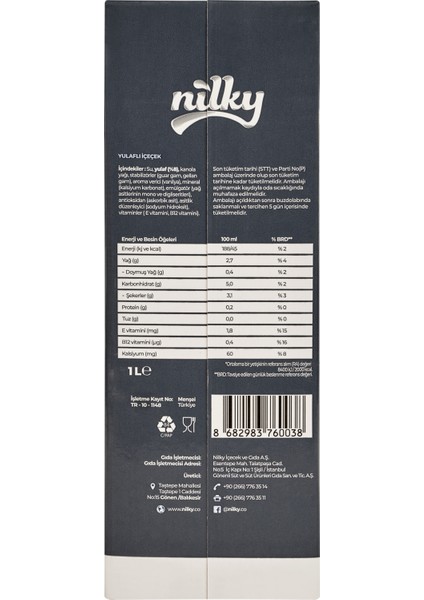 Yulaf Sütü Bitkisel Bazlı Laktosuz Vegan 3x1 lt modelleri