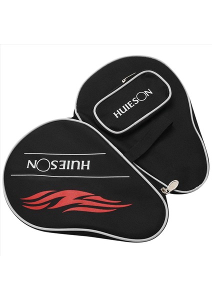 4x Huieson Tek Parçalı Profesyonel Ping Pong Kılıf Kapağı Toplarla Çanta Veya Masa Tenis Raketleri Yarasa Çantası Oxford (Siyah) (Yurt Dışından) modelleri