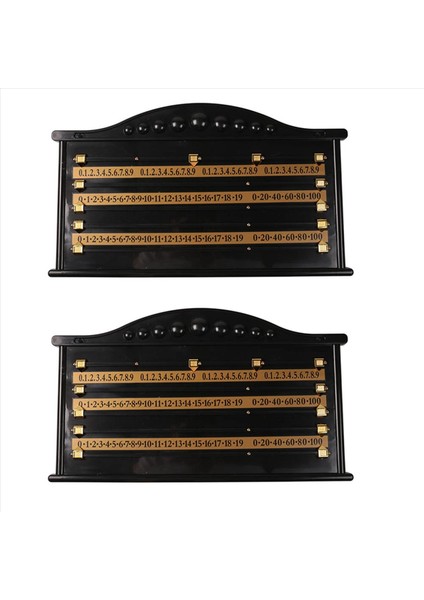 2x Bilardo Skorbord Snooker Skor Kaydedici Bilardo Kulübü Oyunu Kayıt Kurulu Hesaplama Numarası Bilardo (Yurt Dışından)