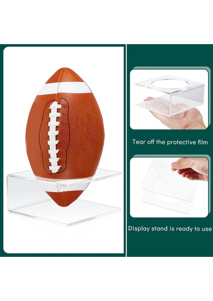 4 Adet Futbol Standı Ekran Net Ekran Standı Futbol Futbol Futbolu Için Akrilik Futbol Sahipleri (Yurt Dışından) fırsatları