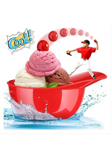 Beyzbol Kask Dondurma Atıştırmalık Kase 8 Oz Mini Beyzbol Şapkası Çocuklar Kask Çip Kase Dondurma Sunda Kasklar 8 Paket (Yurt Dışından) fiyatları