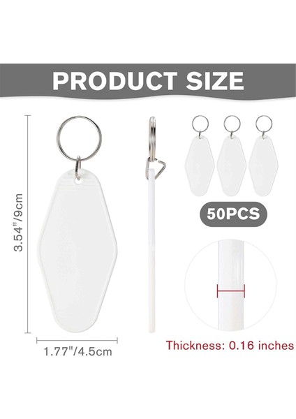 50PCS Boş Motel Anahtar Yüzük, Anahtar Halkalar, Siyah Vintage Otel Anahtarları Vinil Dıy El Sanatları Için Anahtar Etiket, Siyah (Yurt Dışından) modelleri