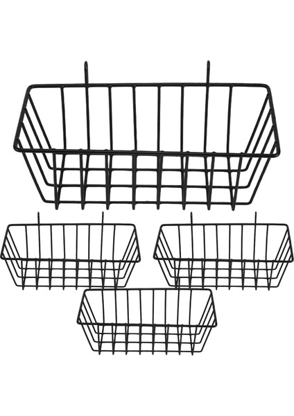 4pcs Raf Tasarım Metal Duvar Grille, Raf Tasarımı Izgara Fotoğraf Duvarı Kafes Fotoğraf Duvar Tel Sepeti (Yurt Dışından) modelleri
