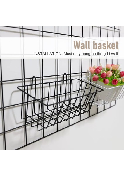 4pcs Raf Tasarım Metal Duvar Grille, Raf Tasarımı Izgara Fotoğraf Duvarı Kafes Fotoğraf Duvar Tel Sepeti (Yurt Dışından) fırsatları