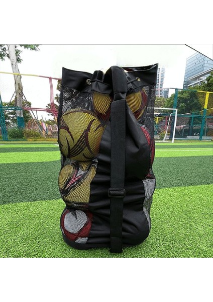 Futbol Depolama Çantası Örgü Kapasitesi Ayarlanabilir Su Geçirmez Basketbol Voleybolu Taşıma Taşıma Topları Çanta Taşıyan (Yurt Dışından) fırsatları