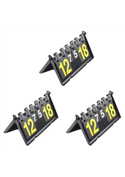 3x 4 Scot Scot Mayı Baskasal Futbol Voleybol Spor Masa Tenis Skorbord Su Geçirmez Skorbord (Yurt Dışından)
