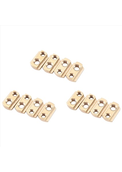 Makine Pirinç Vidası ile 12 Adet Kayar (Yurt Dışından)