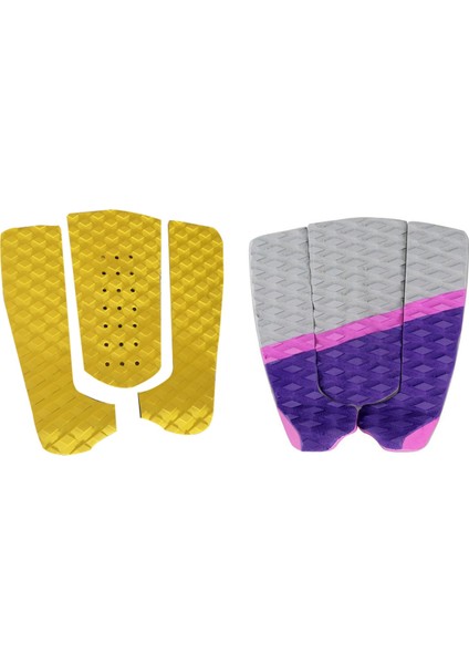 Sörf Tahtası Çekiş Pad - 6 Parça Sörf Tahtası ve Skimboard Stomp Ayak Pedi - Sörf Için Maksimum Kick Tail Güverte Kavrağı (Yurt Dışından)