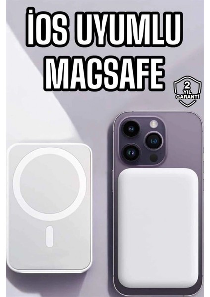 İEG 5000 Mah İOS Uyumlu Magsafe Kablosuz Şarj Hızlı Şarj Desteği fiyatları
