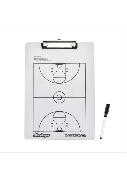 Basketbol Stratejisi Için Çift Taraflı Basketbol Koçu Marker ile Basketbol Için Kuru Sil Koçluk Panosu (Yurt Dışından)