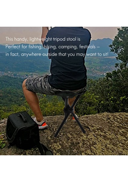 Katlanır Tripod Taburesi Açık Portatif Kamp Koltuğu Hafif Balıkçı Sandalyesi Yeni (Yurt Dışından) fırsatları