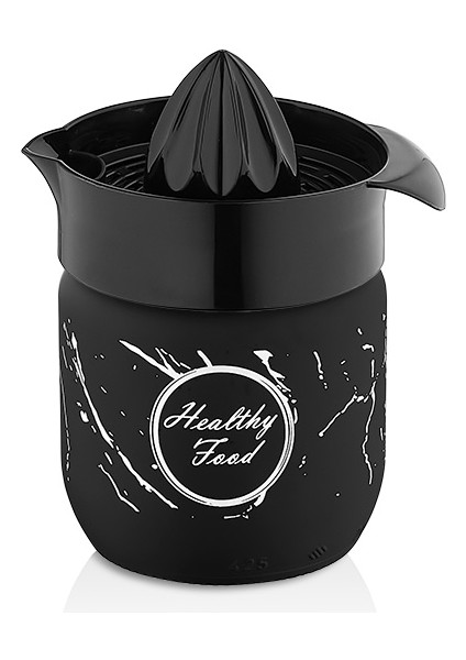 Siyah Limon Sıkacağı Qlux Ideas Cam Limon Sıkacağı Bpa Içermez C-00388 Narenciye Sıkacağı