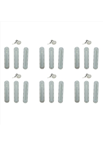 Futures Fins Için 18 Adet Kutu Sörf Tahtası Aksesuarları Sörf Tahtası Renkli Gelecek Finler Fişi Anahtar Vidalı (Beyaz) (Yurt Dışından)