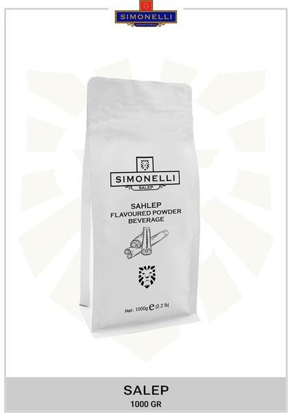 Salep Tarçınlı 1000 gr Paket Simonelli