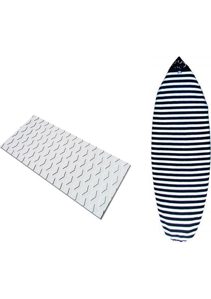 Sörf Tahtası Çorapları Kapak Surf Tahtası Koruyucu Depolama Kılıfı ve Sörf Tahtası Güverte Çekiş Kurulu Eva Kıçlı Anti-Skid Ped (Yurt Dışından)