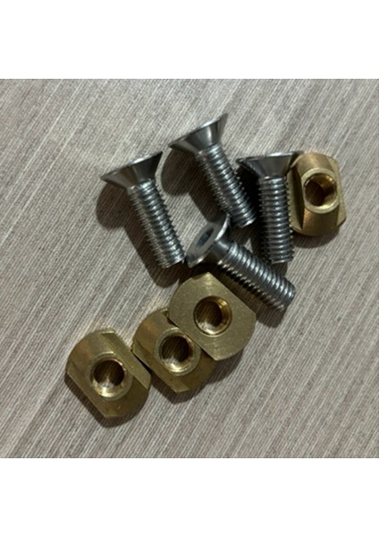 4pcs M6 Hidrofoil Montaj Pirinç T-Deste Sörf Yapmak Için Tüm Hidrofoil Rayları Açık Havada Sörf Aksesuarları Altın (Yurt Dışından) fırsatları