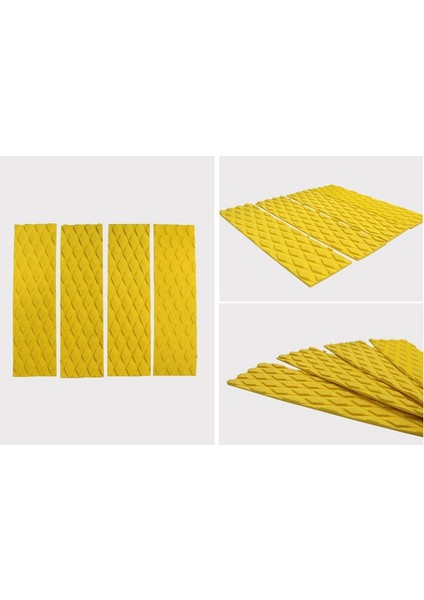 4pcs/lot Sörf Ön Çekiş Ped-Sup Sörf Tahtası Güverte Kavrama Mat Yapıştırıcı (Sarı) ile Değiştirme (Yurt Dışından) indirimleri
