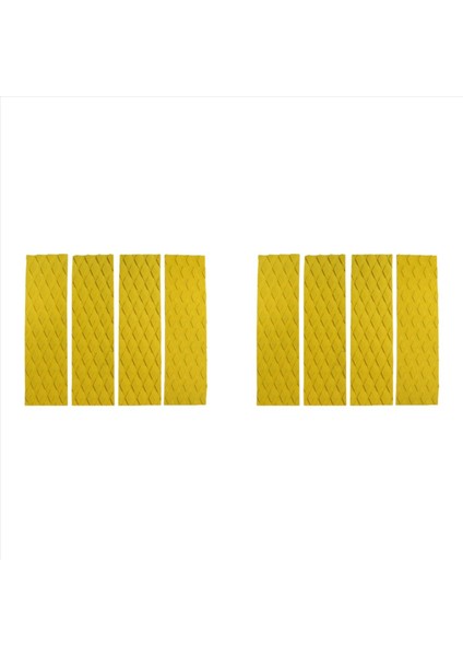 8pcs/lot Sörf Ön Çekiş Ped-Sup Sörf Tahtası Güverte Kavrama Mat Yapıştırıcı (Sarı) (Yurt Dışından)
